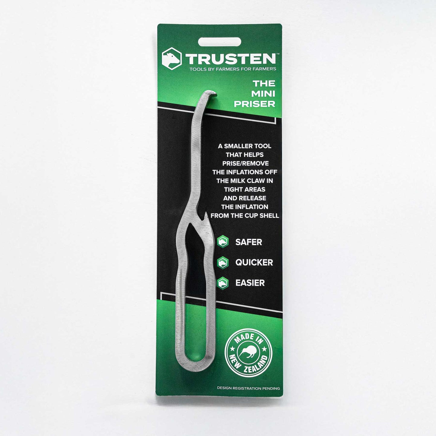 Trusten The Mini Priser – Compact & Efficient Stainless steel in packaging