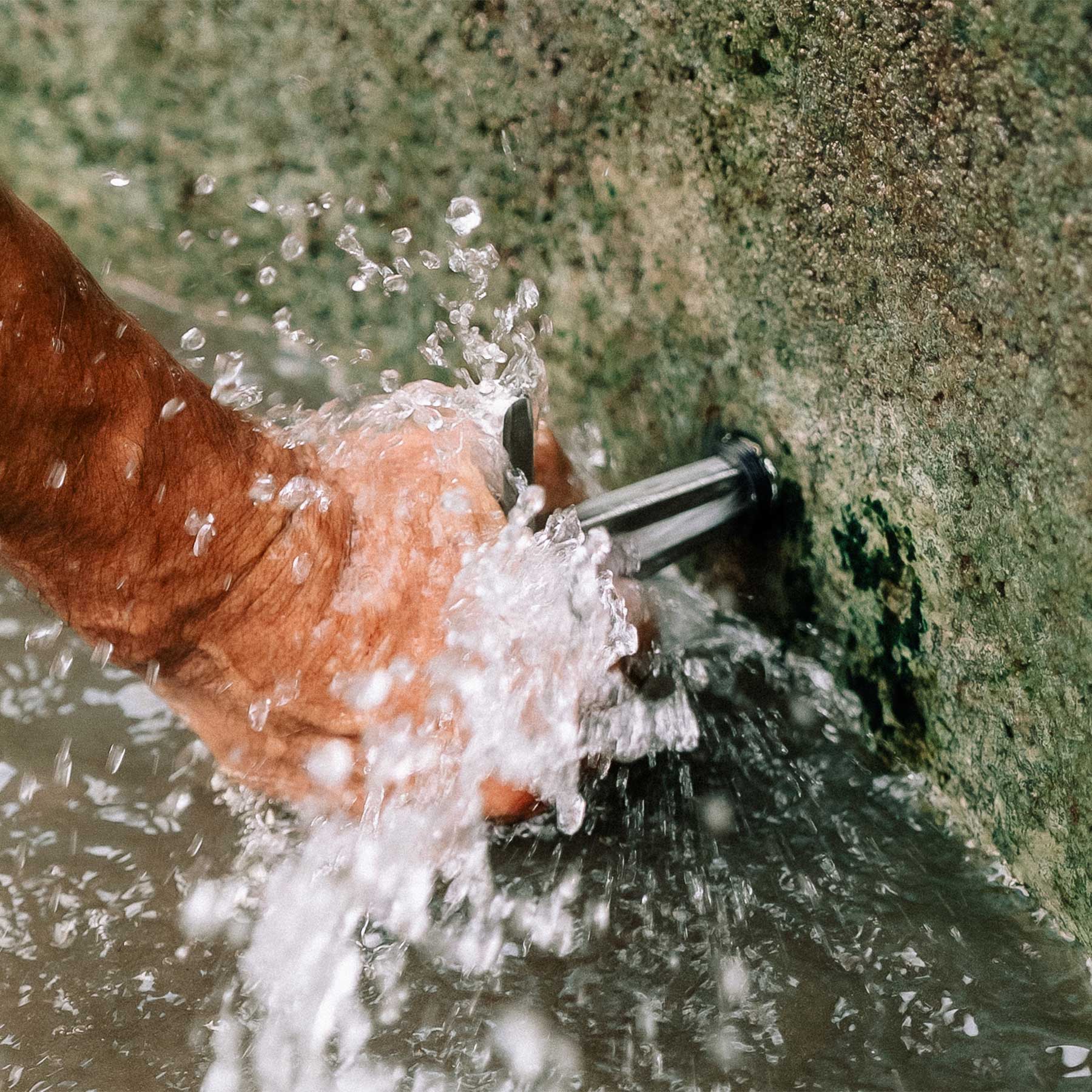 Trusten Trough Wedger in use